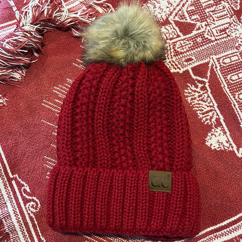 C.C Pom Pom Beanie
